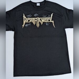 Death Angel tour 2015 usa signed t-shirt Men's size Large